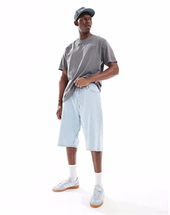 Мешковатые джинсовые шорты светло-голубого цвета Jack & jones