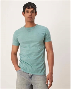 Футболка с изображением черепа в цвете Duck Green Scalpers