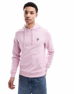 Толстовка средней толщины с капюшоном в цвете x574 pink light Lyle & scott
