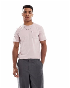 Футболка Classic Essential с карманом, темно-розового цвета Superdry