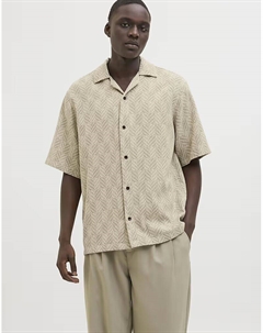 Рубашка цвета морозный лоден Jack & jones