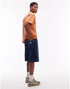 Джинсовые шорты Landon цвета средней сушки синего цвета Carhartt wip