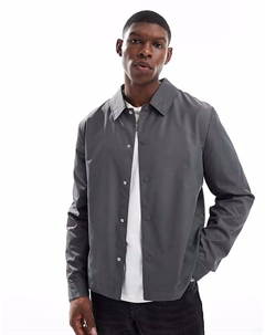 Легкая тренерская куртка серого цвета Asos design