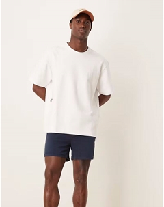 Укороченные узкие шорты-чиносы темно-синего цвета Asos design