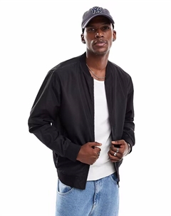 Куртка-бомбер черного цвета Brave soul