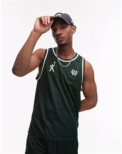 Майка win lock up mesh темно-зеленого цвета Carhartt wip