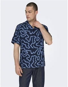 Футболка в цвете индиго Only & sons