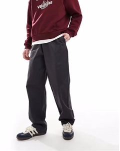 Мешковатые брюки темно-серого цвета Asos design