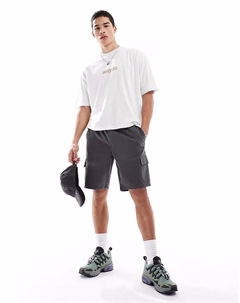 Узкие шорты-карго темно-серого цвета Asos design