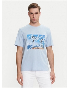 Футболка стандартного кроя Colton 12268438, голубой Jack & jones