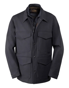 Куртка-бомбер Sander, синий Moorer