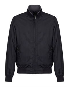 Куртка-бомбер на молнии, синий Moorer