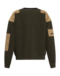 Джемпер с вышитым логотипом, зеленый Dsquared2