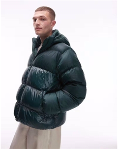 - Пуховик темно-зеленого цвета Adidas originals