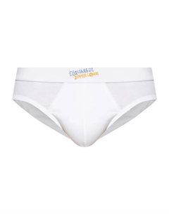 Трусики с вышитым логотипом, белый Dsquared2