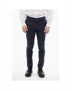 Брюки-чиносы ID Stretch Cotton с петлями для ремня, Blue Corneliani