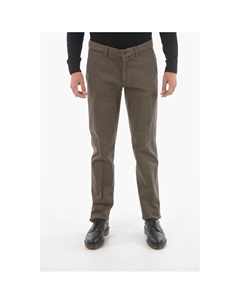 Брюки-чиносы ID Stretch из хлопка, Brown Corneliani