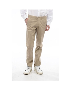 Брюки-чиносы ID Stretch Cotton с петлями для ремня, Beige Corneliani