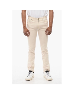 ID 5-карманные брюки из эластичного хлопка, White Corneliani