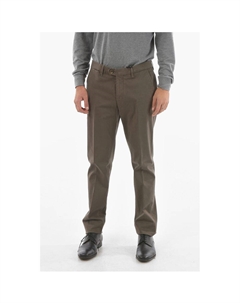 Брюки-чиносы ID из эластичного хлопка со средней посадкой MALGA, Brown Corneliani