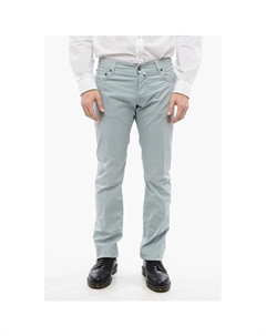 ID 5-карманные брюки из эластичного хлопка, Light Blue Corneliani