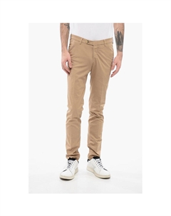 Брюки-чиносы ID Stretch Cotton с петлями для ремня, Beige Corneliani
