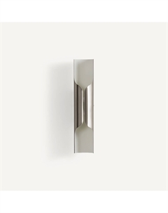 Настенный светильник со встроенным светодиодом глянцевый никель Henrio серый Laredoute