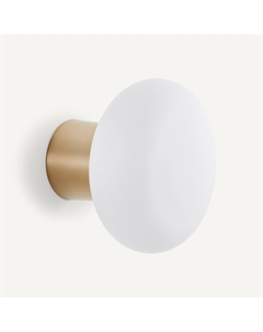 Светильник-плафон из опалина большая модель Faith бежевый Am.pm.