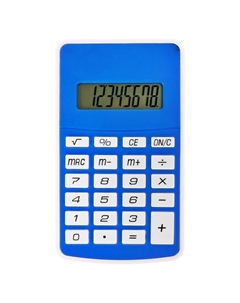 Калькулятор карманный, 08-разрядный, 5828 корпус, синий Nobrand