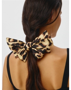 Заколка для волос с леопардовым бантом Sela