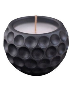 Свеча декоративная с подсвечником Горошек, 8х8х6 см Мультидом