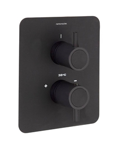 Смеситель для душа Odisea 392421SNM с термостатом Черный матовый Ramonsoler