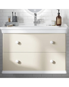 Тумба с раковиной Вестерос 85 415160 подвесная Бежевая Stworki