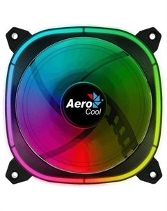 Вентилятор Astro 12 120мм, 6-pin, 1000об/мин, 17.5 дБ, ARGB, черный, Ret Aerocool