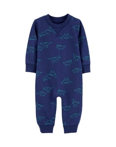 Комбинезон хлопковый с принтом Динозавры Carter`s