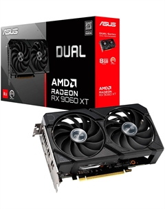 Видеокарта Asus Radeon DUAL RX 9060 XT 8GB (DUAL-RX9060XT-8G)