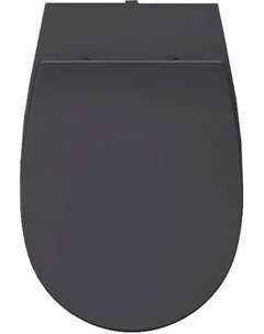 Крышка-сиденье D80 антрацит матовый 40D80522I-S Isvea