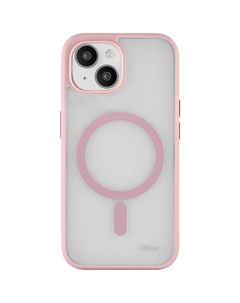 Чехол uBear Cloud Mag Case для iPhone 15 MagSafe розовый Ubear