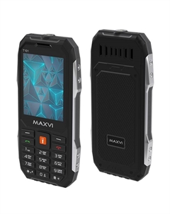 Мобильный телефон MAXVI T101, 2.8" 160x128 TFT, Spreadtrum SC6533, 32Mb RAM, 32Mb, BT, 2-Sim, 4000 мА·ч, micro-USB, черный (Maxvi T101 black)