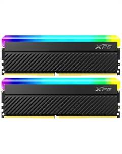 Комплект памяти DDR4 DIMM 32Gb (2x16Gb), 3600MHz, CL18, 1.35 В,, XPG Spectrix D45G RGB (AX4U360016G18I-DCBKD45G) Retail Adata