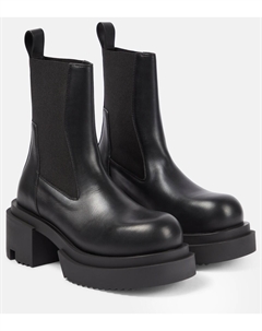 Кожаные ботильоны, черный Rick owens