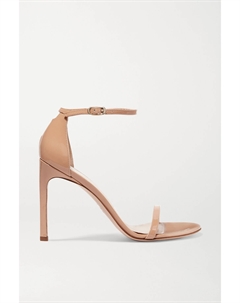 Лакированные сандалии NudistSong, бежевый Stuart weitzman