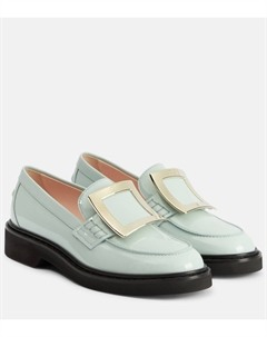 Лакированные лоферы viv' rangers, синий Roger vivier