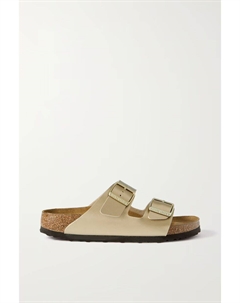 Сандалии Arizona из искусственной кожи с эффектом металлик Birkenstock