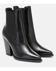 Кожаные ботинки челси Theo 95, черный Saint laurent