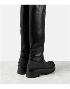 Кожаные ботфорты raina, черный Chloe