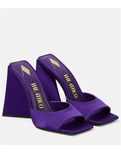 Атласные мюли Devon, фиолетовый The attico