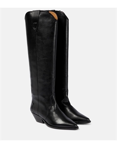 Сапоги Denvee из кожи, черный Isabel marant