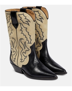 Кожаные ковбойские сапоги Duerto, черный Isabel marant