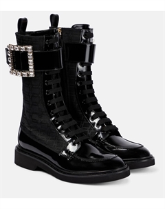 Ботильоны Viv' Rangers со стразами, черный Roger vivier